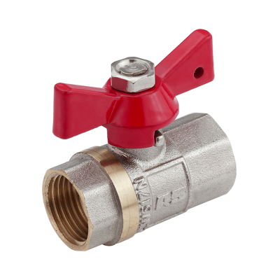 Ball valve F/F with butterfly