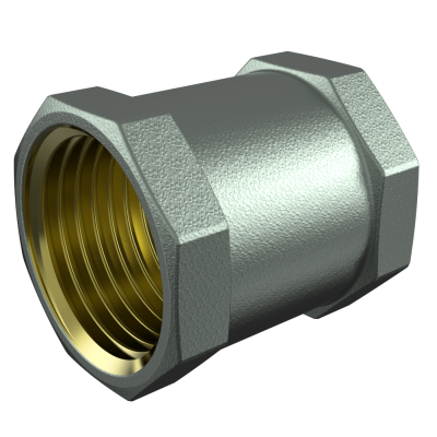 Threaded straight coupling