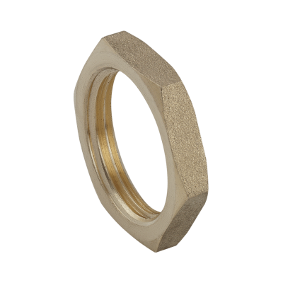 Brass threaded lock nut (6 mm)