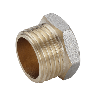 Brass threaded cap (male thread)